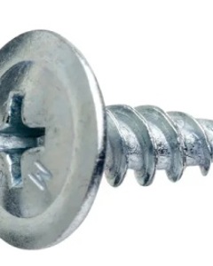 Cross recessed flanged chipboard screw 4.2x19 galv